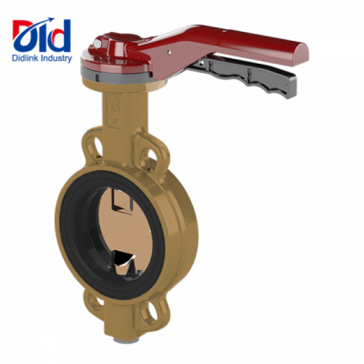 Fully Al-bronze Monel400 Monel K500 Brass Butterfly Valve For Seawater