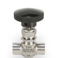 Integral Bonnet Forged Stainless Steel 316l 6000psi Water Pipe Needle Valves Low Flow Female Straight Thread Mini Needle Valve