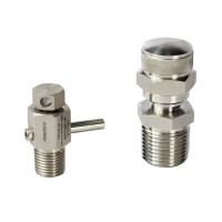 Swagelok Stainless Steel Bleeder Valve 1/2 In 1/4 In Female Npt 1/8 In 1/4in 3/8in 1/2in Male Npt Threads Bleed Valves